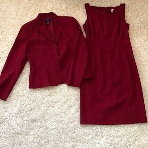 Cranberry dress suit